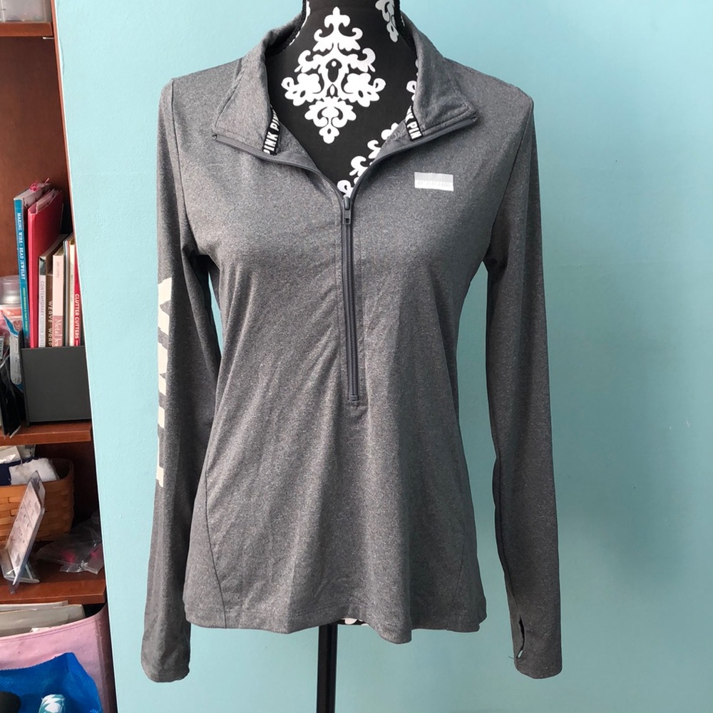 PINK Victoria’s Secret Half Zip Workout Top